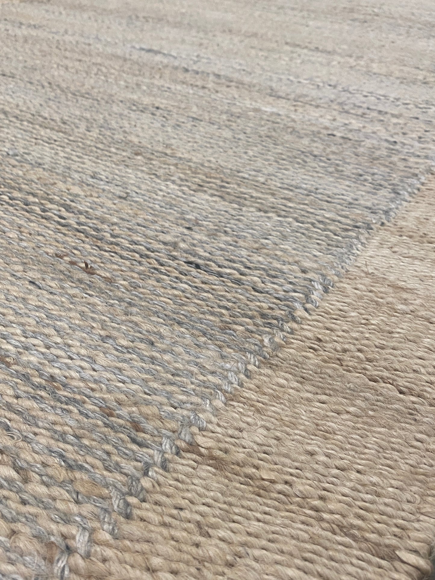 Archive Sale Juba Jagged Stripe - Seafoam Blue 3ft x 8ft 6in