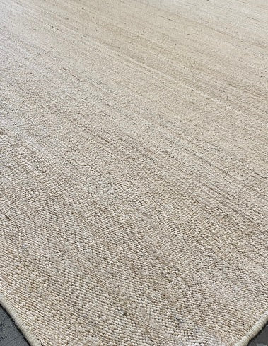 Archive Sale Juba Rustic Jute - Bleached White 7ft x 7ft