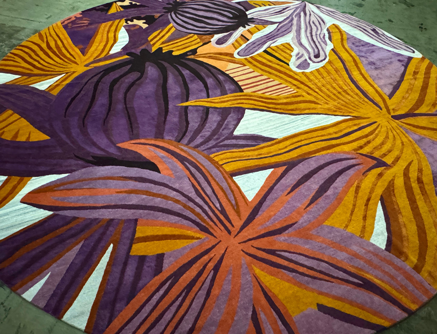 KC Tibetan Flower - Purple Glaze
