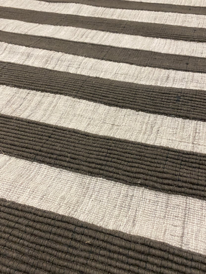 Archive Sale Outdoor Kamden Stripe - Silver Awning 4ft x 5ft