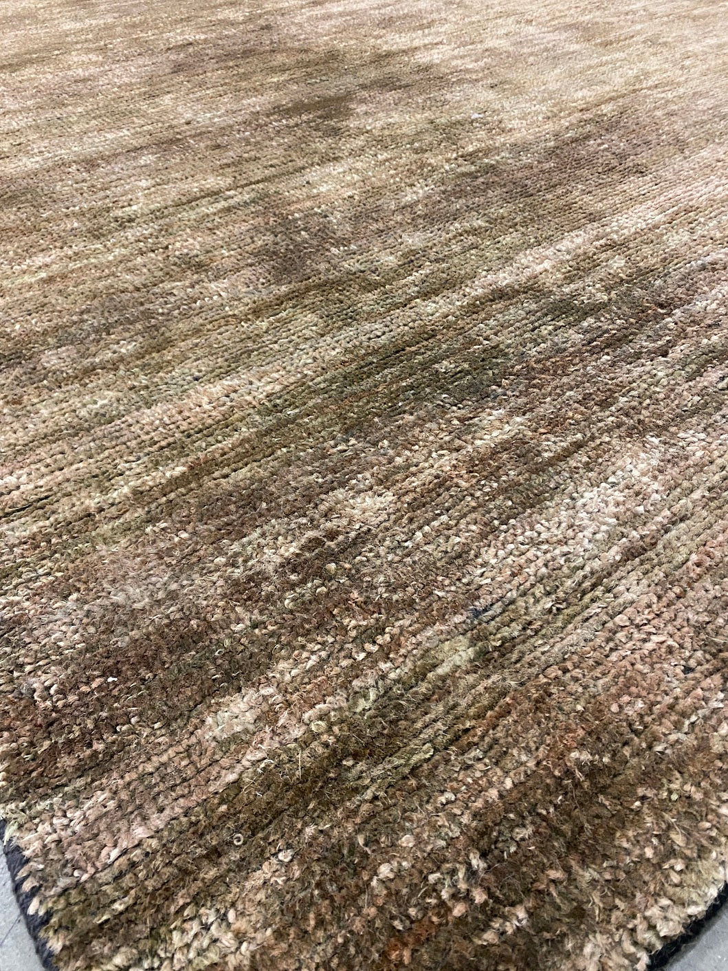 Marbled Stria Jute - Khaki Brown
