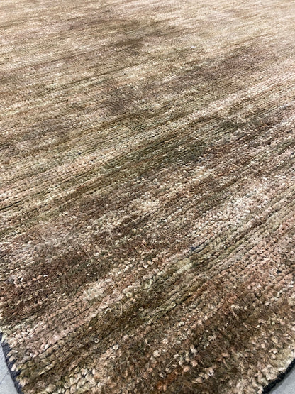 Marbled Stria Jute - Khaki Brown