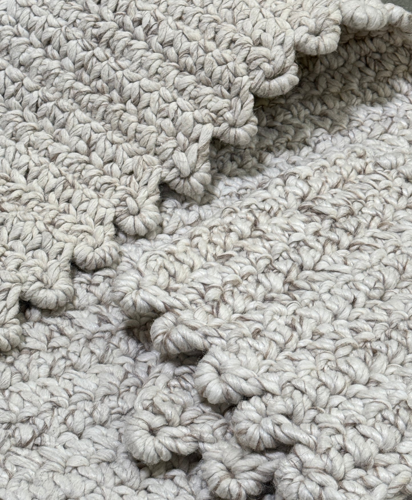 Archive Sale Outdoor Lopo Braid - Ivory Brown 4ft x 6ft