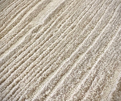 Archive Sale Jemstone Stripe - Moonstone 4'9" x 5'10"