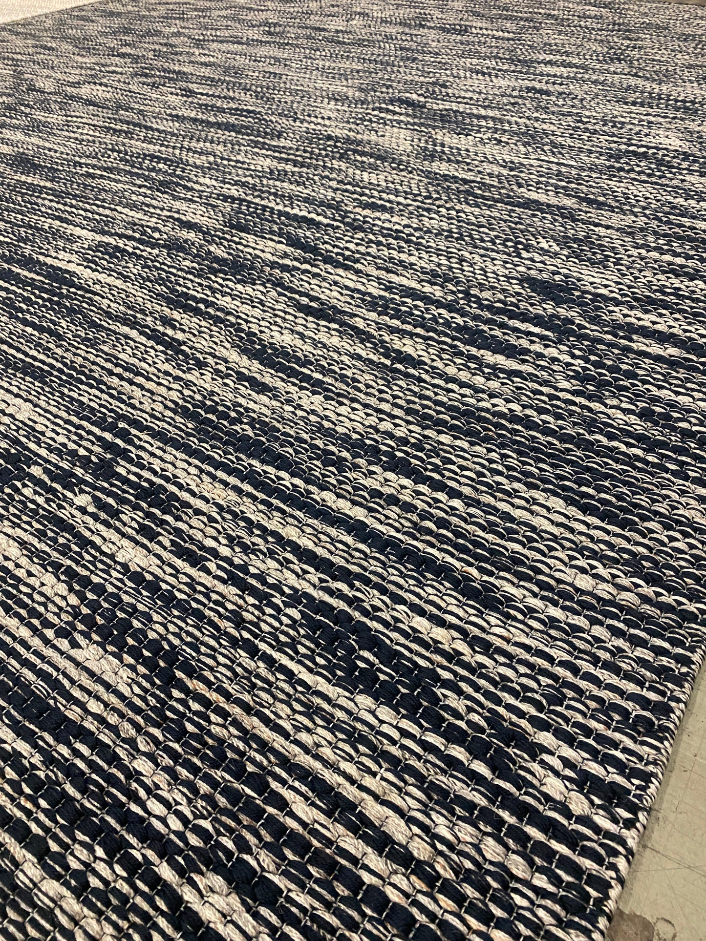 Outdoor Sisal Boucle - Navy Grey Stria