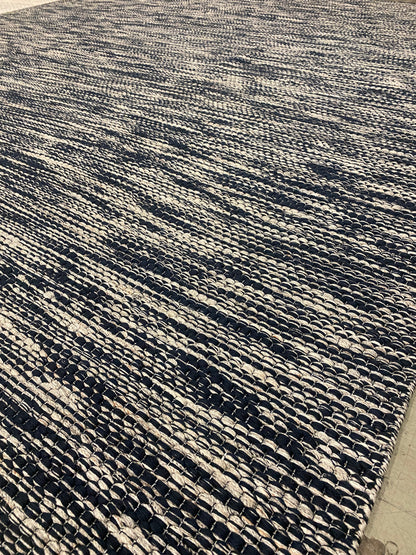 Outdoor Sisal Boucle - Navy Grey Stria