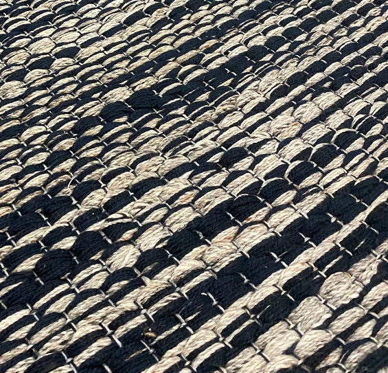 Outdoor Sisal Boucle - Navy Grey Stria