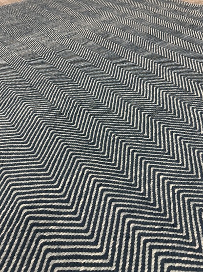 Archive Sale Arthouse Chevron in Patio Blue - 6'x8'