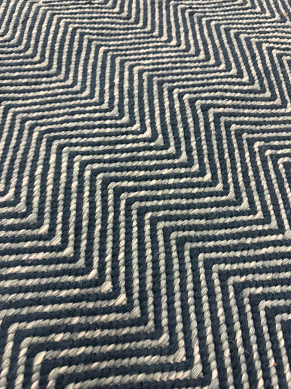 Archive Sale Arthouse Chevron in Patio Blue - 6'x8'
