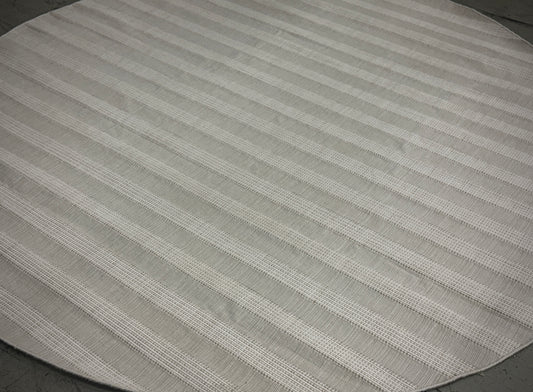 Archive Sale Outdoor Kamden Stripe - Pearl & Dew 9ft Round