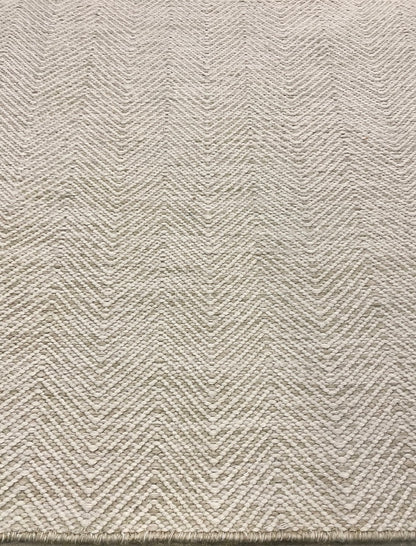 Archive Sale Arthouse Chevron in Bone on Tone - 6'x8'