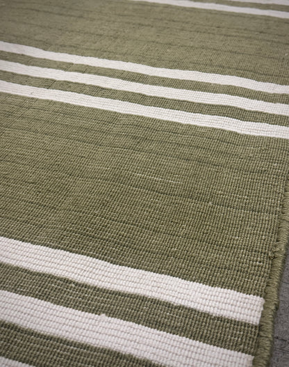 Outdoor Raya Flatweave - Antique Lime