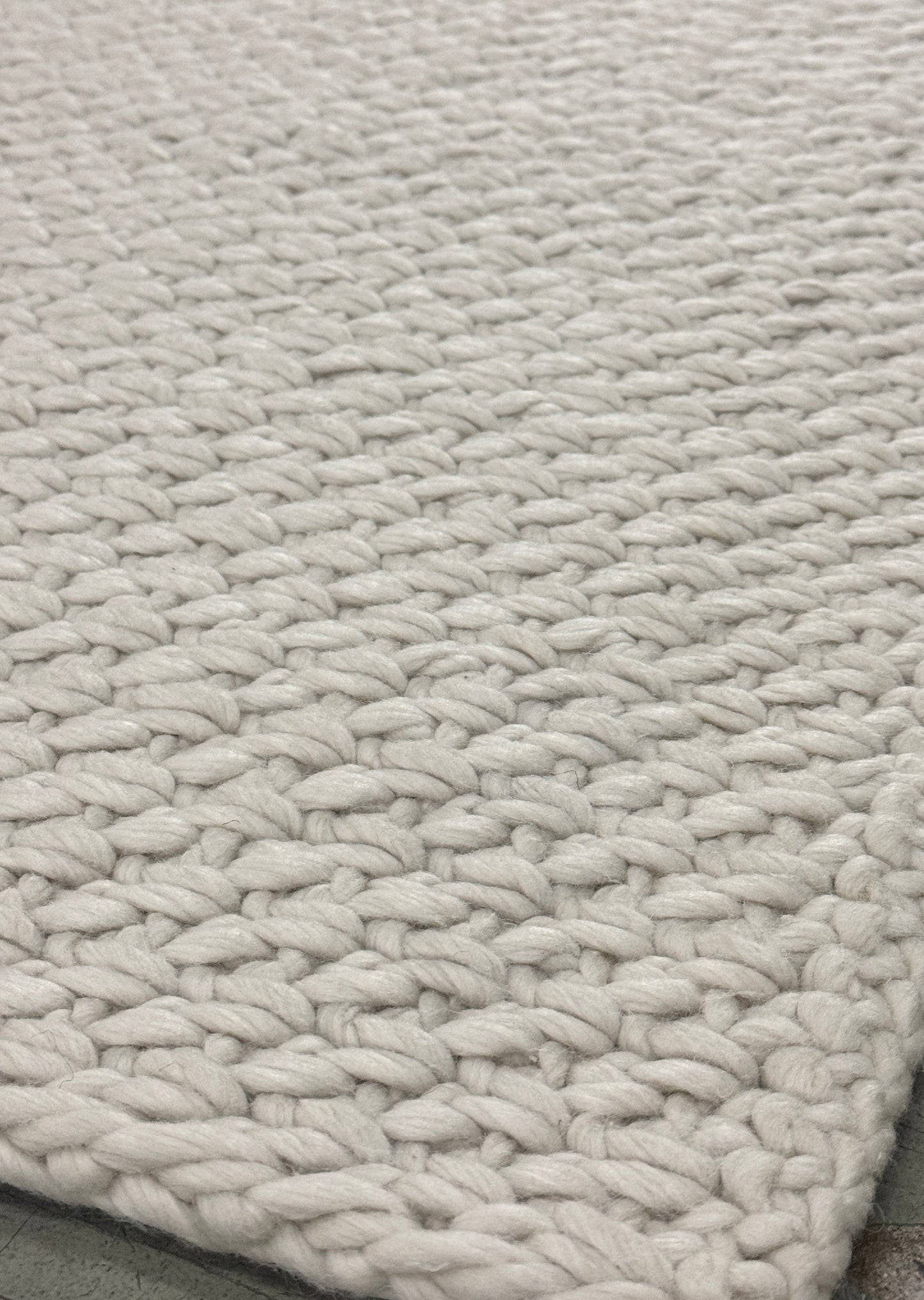 Archive Sale Outdoor Braided Sumac - Basketweave Bone 4ft x 6ft