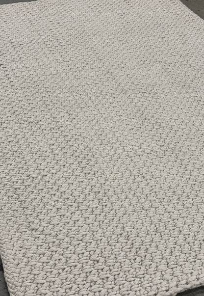 Archive Sale Outdoor Braided Sumac - Basketweave Bone 4ft x 6ft