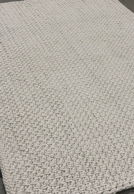 Archive Sale Outdoor Braided Sumac - Basketweave Bone 4ft x 6ft
