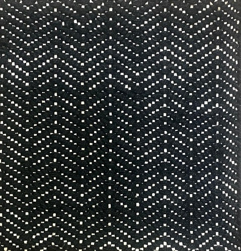 Outdoor Chevvy Weft - Black & White