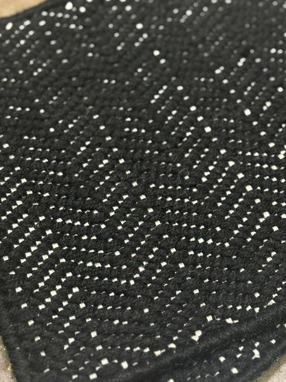 Outdoor Chevvy Weft - Black & White