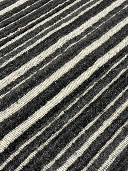 Archive Sale Outdoor Jonac Stripe - Charcoal 6ft 6in x 7ft 6in