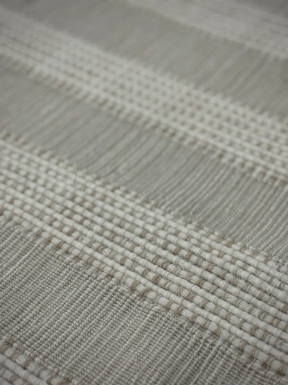 Archive Sale Outdoor Kamden Stripe - Pearl & Dew 9ft Round