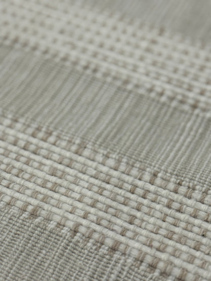 Archive Sale Outdoor Kamden Stripe - Pearl & Dew 9ft Round