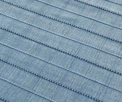 Archive Sale Jixxie Piping Stripe - Outdoor Porch Blue 3ft x 6ft 4in