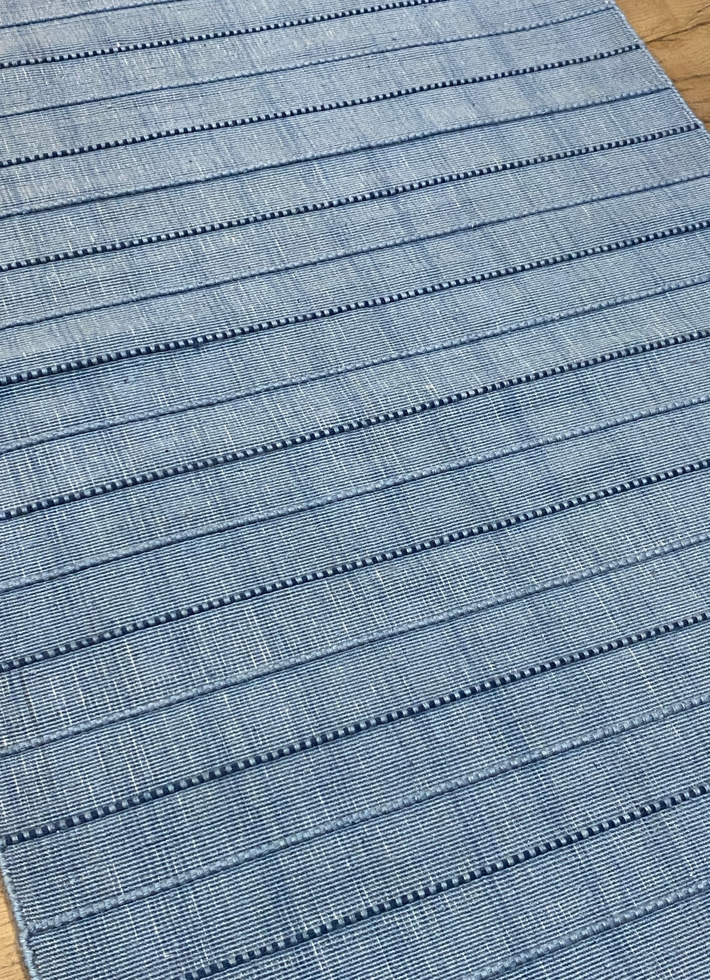 Jixxie Piping Stripe - Outdoor Porch Blue