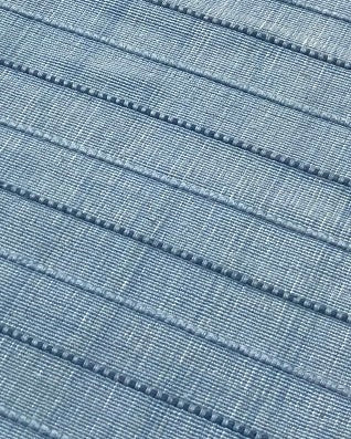 Jixxie Piping Stripe - Outdoor Porch Blue