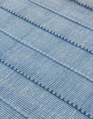 Jixxie Piping Stripe - Outdoor Porch Blue