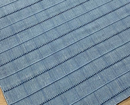 Jixxie Piping Stripe - Outdoor Porch Blue