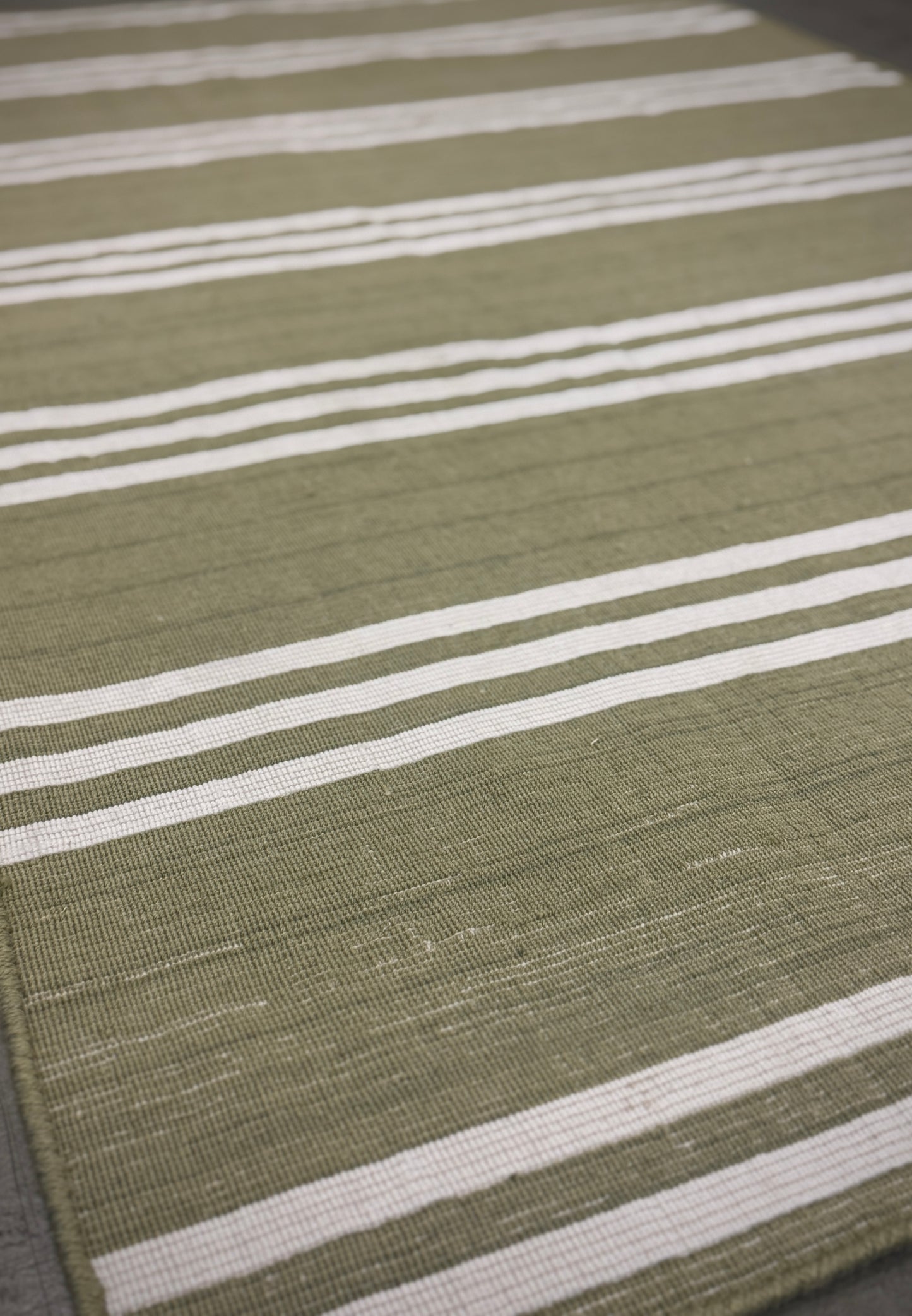 Outdoor Raya Flatweave - Antique Lime