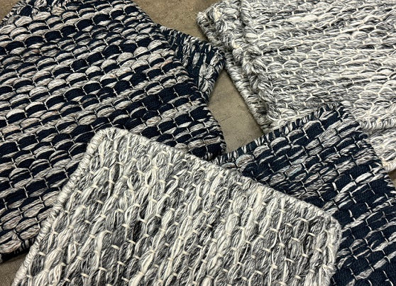Outdoor Sisal Boucle - Steel Teal Stria