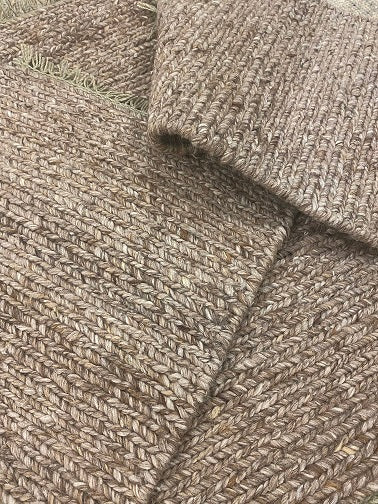 Archive Sale Outdoor Mini Braided Sumac - Light Brown 6ft x 4ft