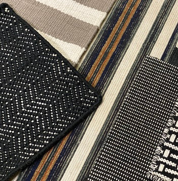 Outdoor Chevvy Weft - Black & White