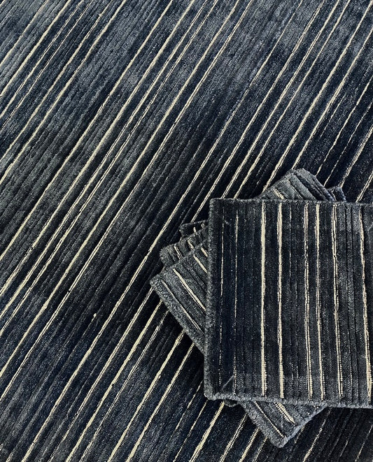 Archive Sale Jixxie Bel Stripe - Part II Blue 5ft x 7ft