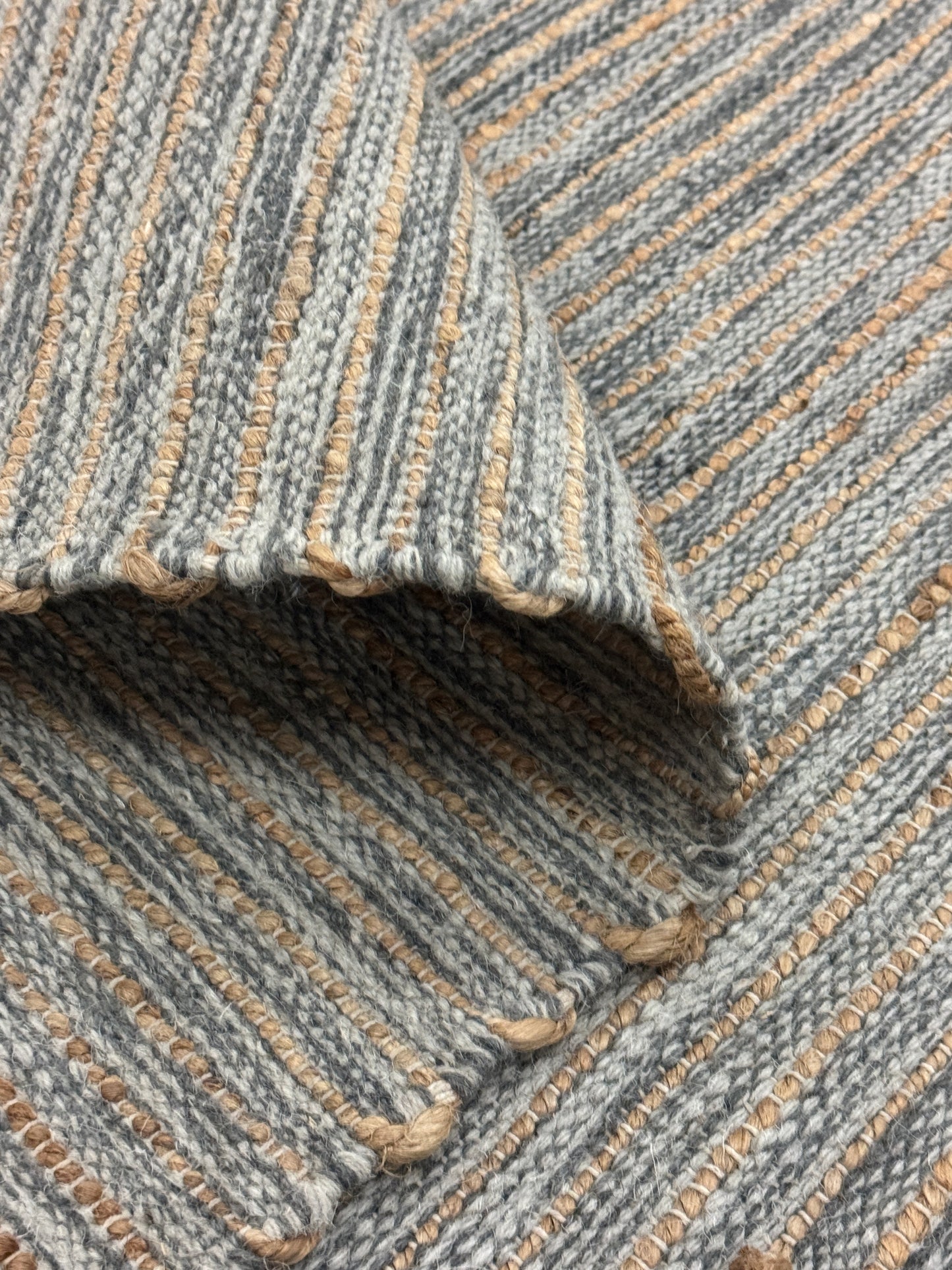 Archive Sale Pencilweave - Slate Grey 5ft x 8ft