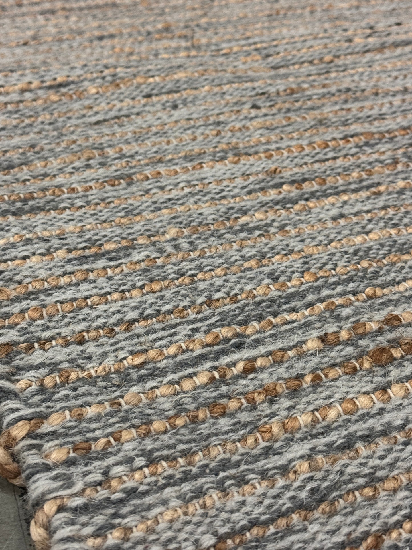 Archive Sale Pencilweave - Slate Grey 5ft x 8ft