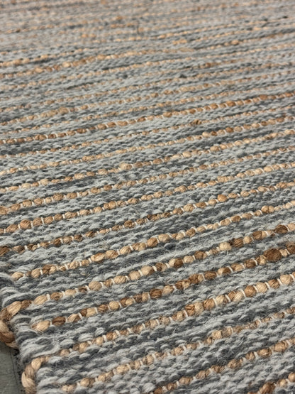 Archive Sale Pencilweave - Slate Grey 5ft x 8ft