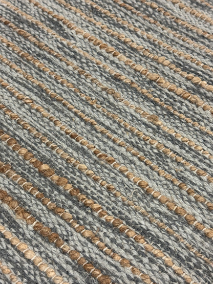 Archive Sale Pencilweave - Slate Grey 5ft x 8ft