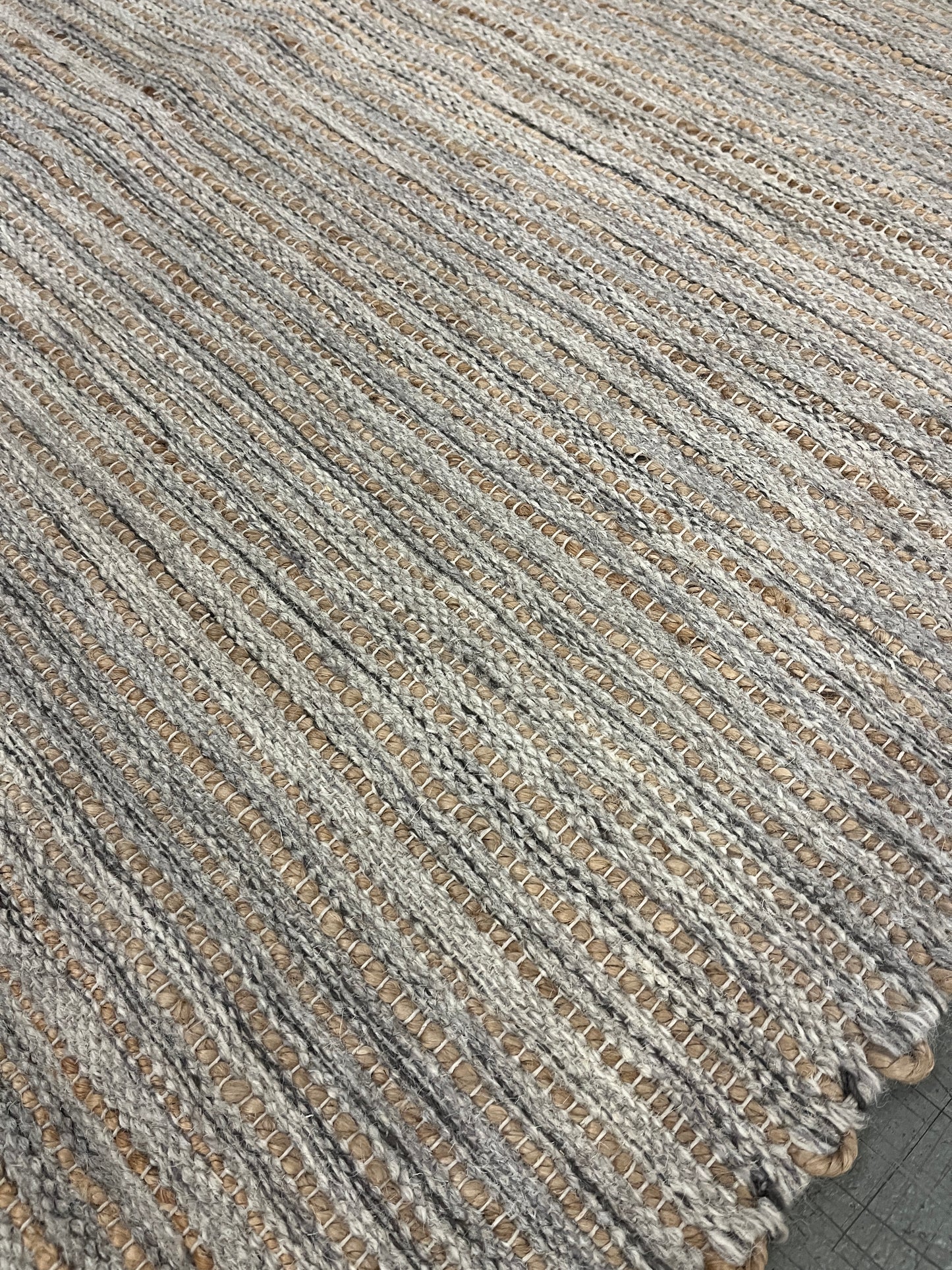 Pencil Weave - Lt. Grey + Jute