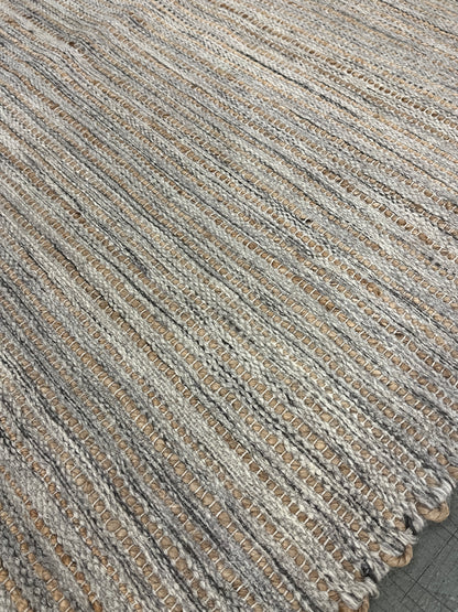 Pencil Weave - Lt. Grey + Jute