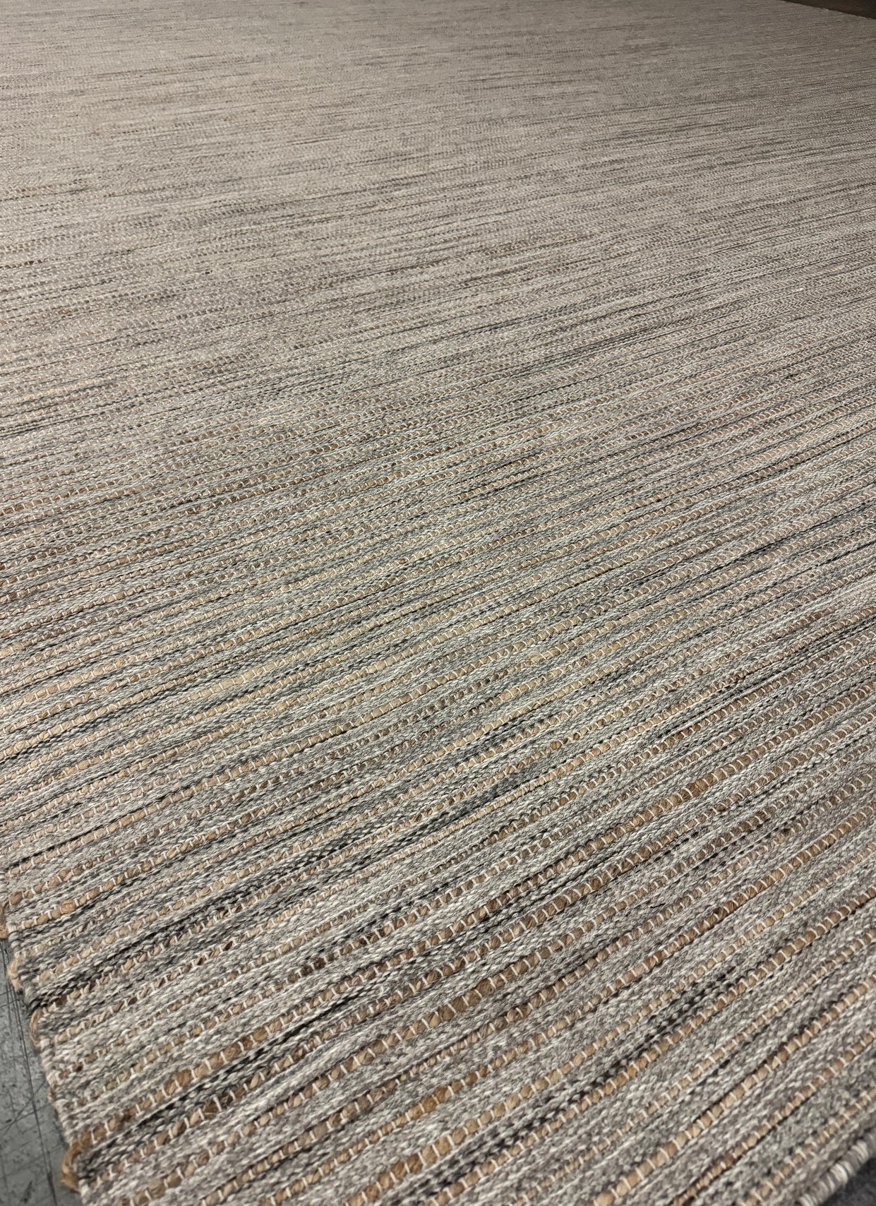 Pencil Weave - Lt. Grey + Jute