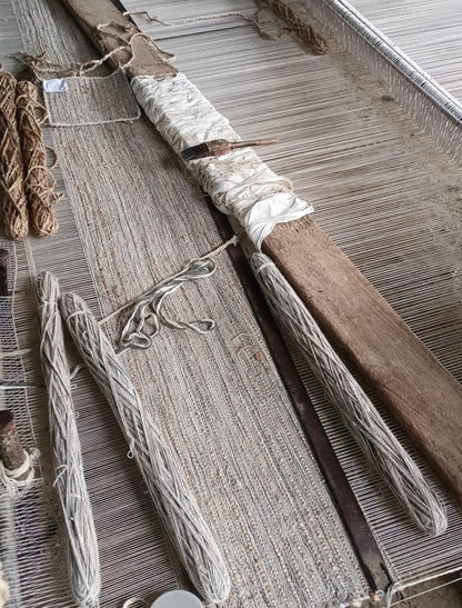 Pencil Weave - Lt. Grey + Jute