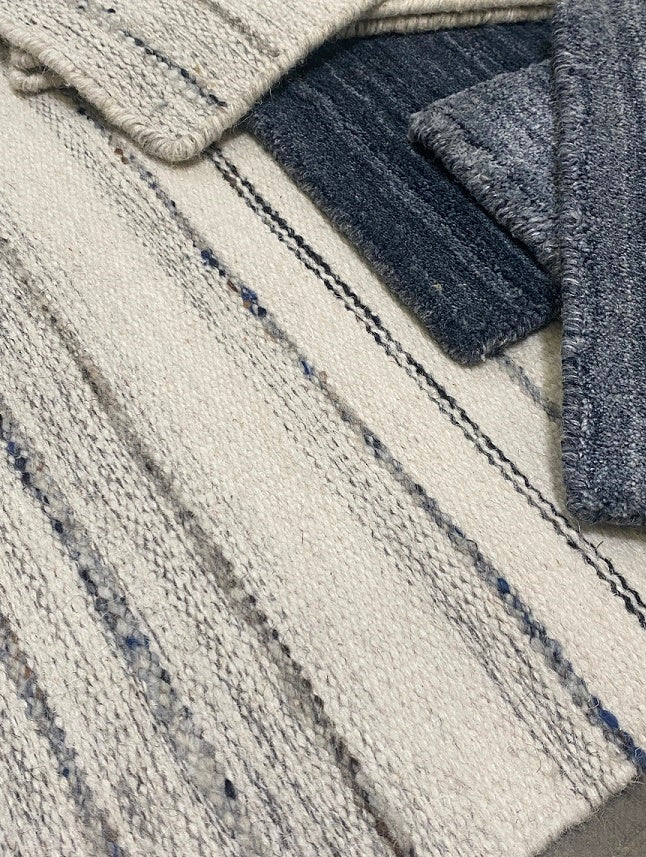 Jhira 04 - Ivory & Multi-blue