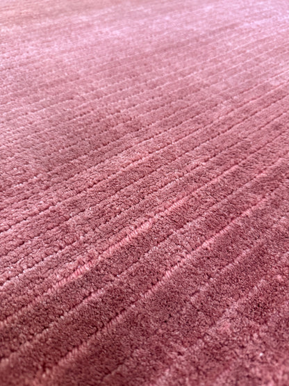 Archive Sale Jewel .5" Pinstripe - Turkish Rose 4' x 5'9"