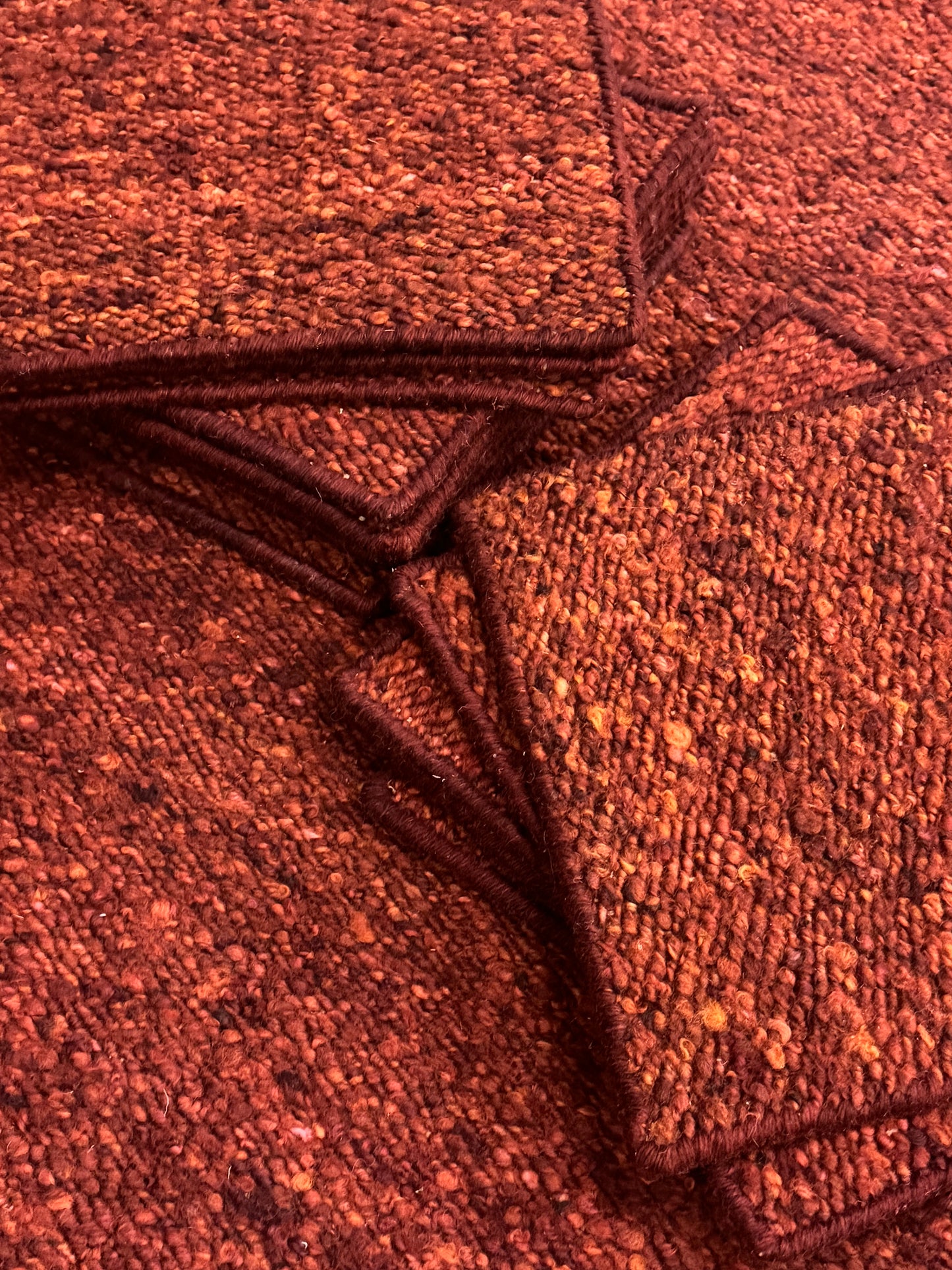 Woolzy Panja Durry - Handyspun Red