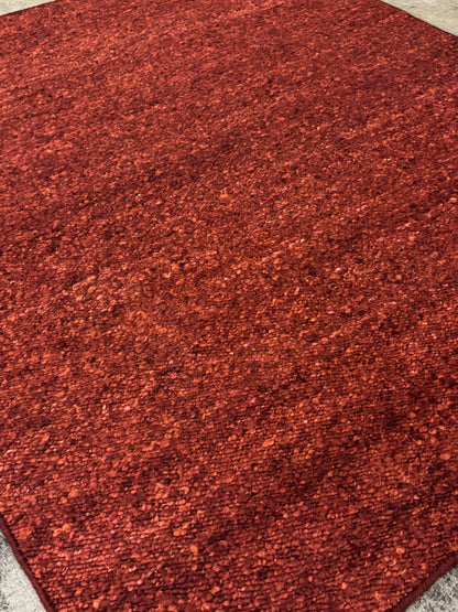 Woolzy Panja Durry - Handyspun Red