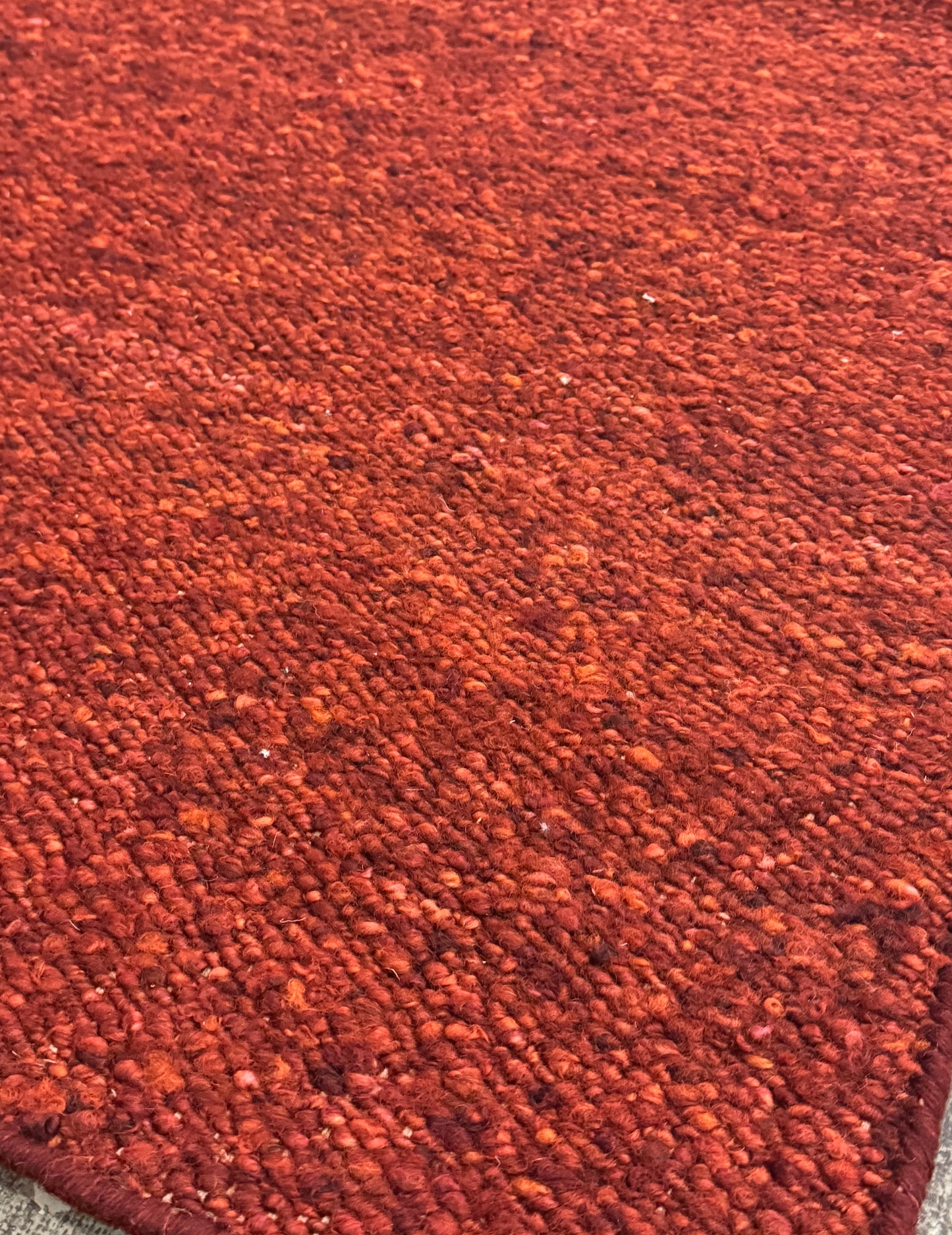 Woolzy Panja Durry - Handyspun Red