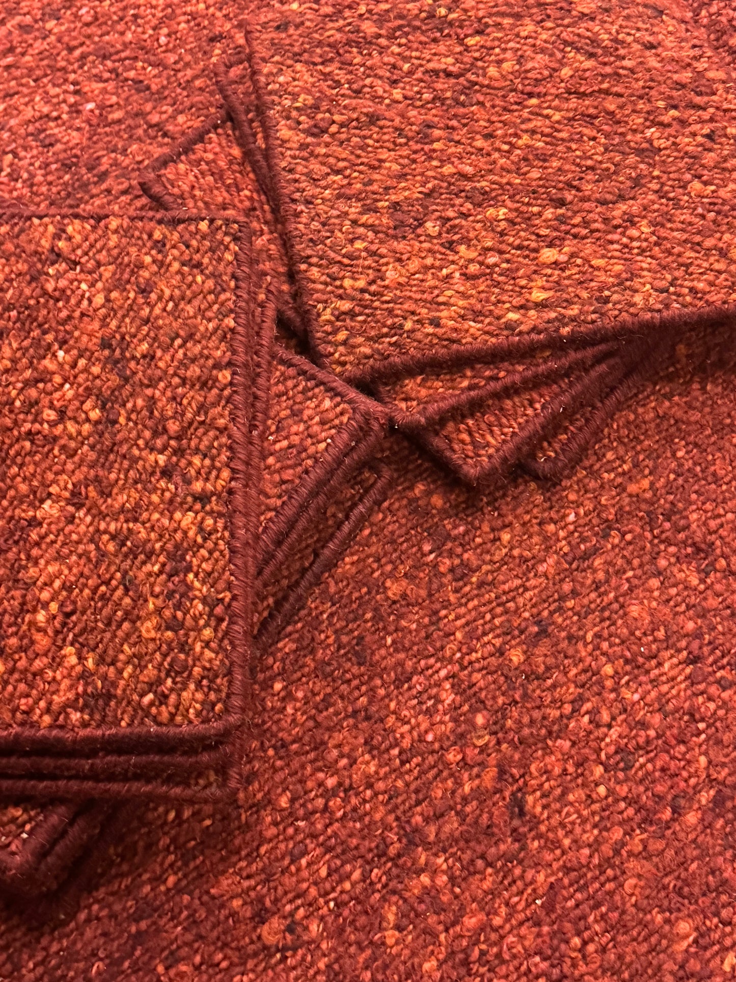Woolzy Panja Durry - Handyspun Red