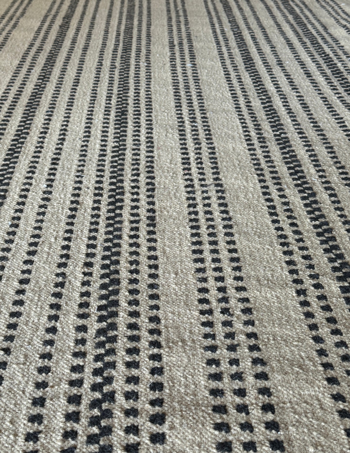 Archive Sale Rustic Ticker Flatweave - 7ft 2in x 12ft 2in
