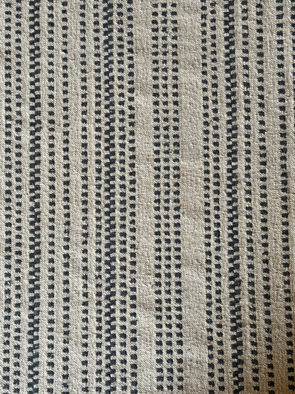 Archive Sale Rustic Ticker Flatweave - 7ft 2in x 12ft 2in